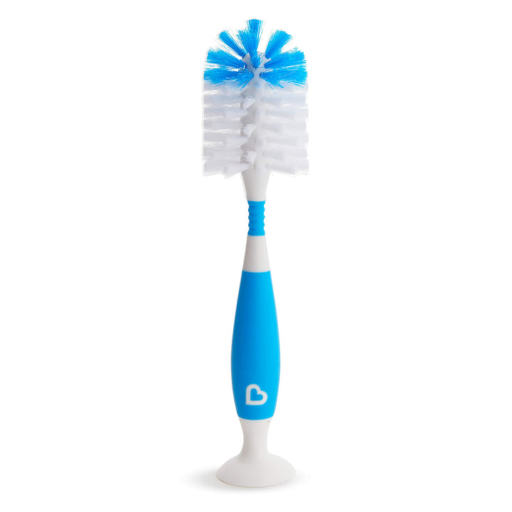 ® Baby Bottle and Sippy Cup Cleaning Set, Includes Countertop Drying Rack and Bristle Bottle Brush, Blue