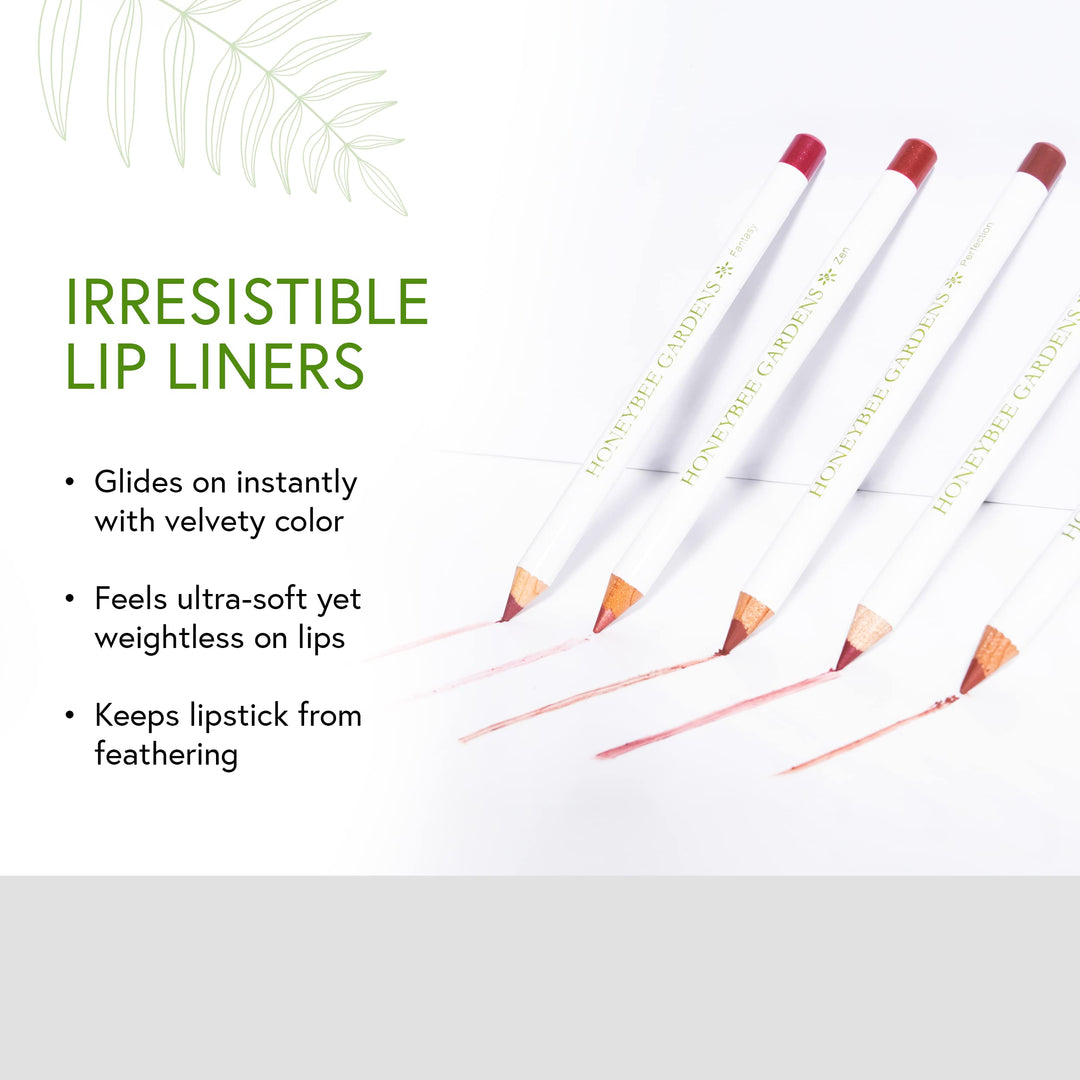 Irresistible Lip Liner In Zen, Warm Pink Color, Long-Lasting, Gluten-Free, Vegan, 0.04 oz