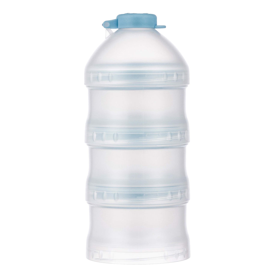 Twist-Lock Stackable Milk Powder Formula Dispenser and Snack Storage Containers, Blue (BPA Free)