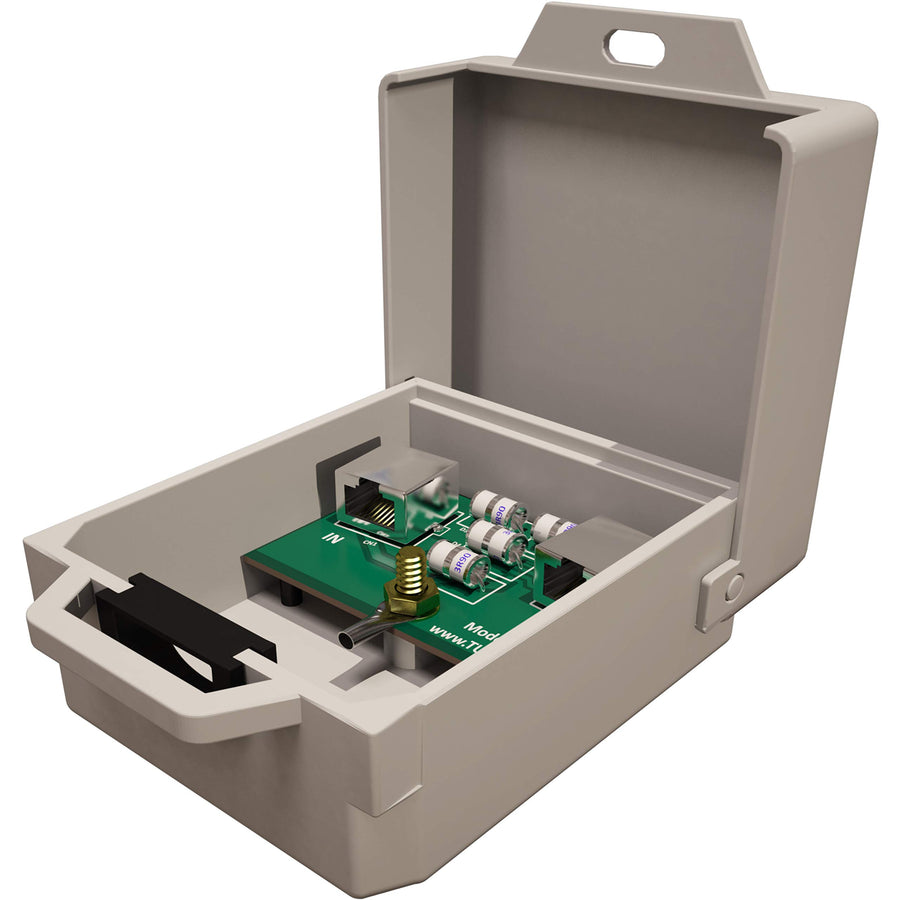 TP303 Ethernet Surge Protector Outdoor for PoE+ Gigabit 1000Mbs - LAN Network Thunder Lightning Surge Protection Suppressor/Arrester