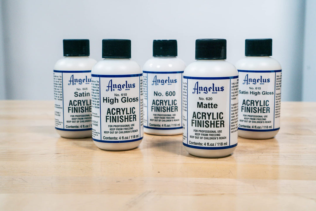 Brand Acrylic Leather Paint Finisher No. 600-4oz | Original Top Coat Protector for Leather Paint | Scratch Resistant Finish Sealant