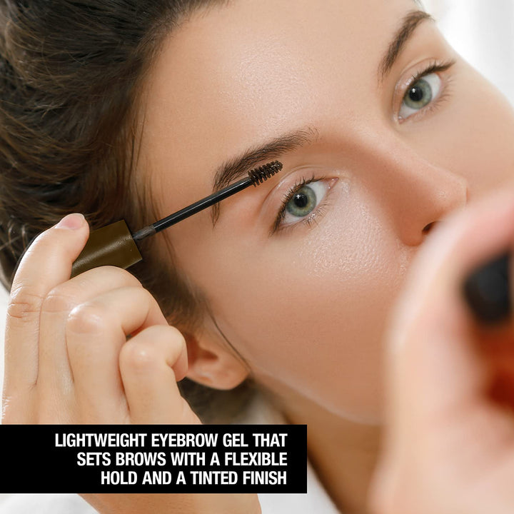 Brow Styler Tinted Gel, Innovative Formula, Holds and Grooms Brows, Brow Setter, Tinted Natural Look, Lightweight, Multi-Purpose Conditioning Formula, Medium/Dark