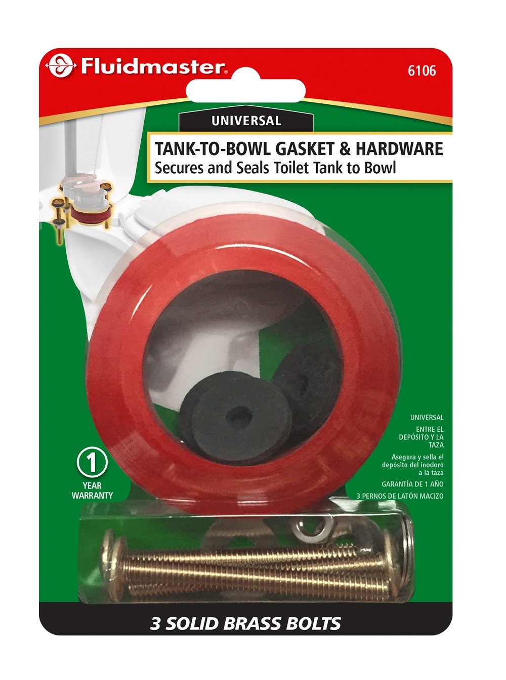 Tank to Bowl Bolt & Gasket Kit 6106