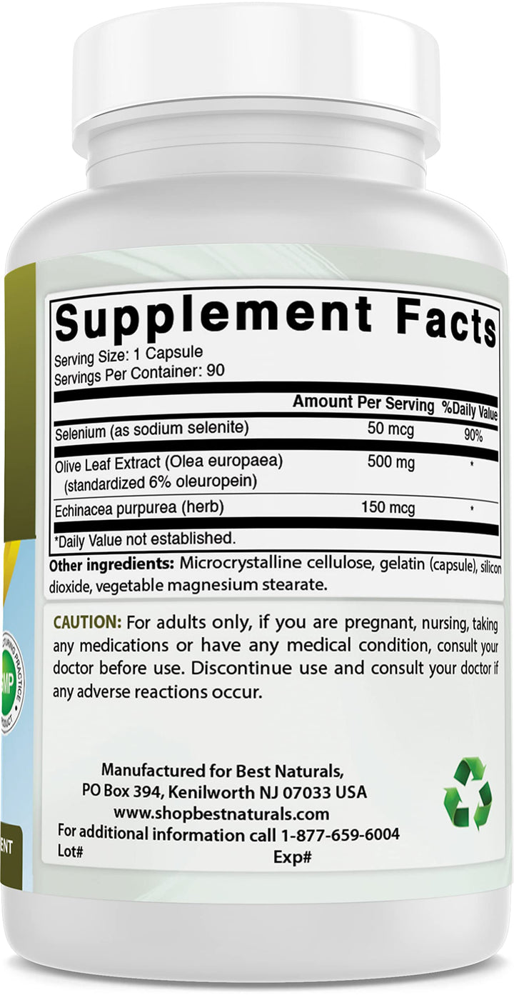 2 Pack Olive Leaf Extract 700mg 90 Capsules (Total 180 Capsules)