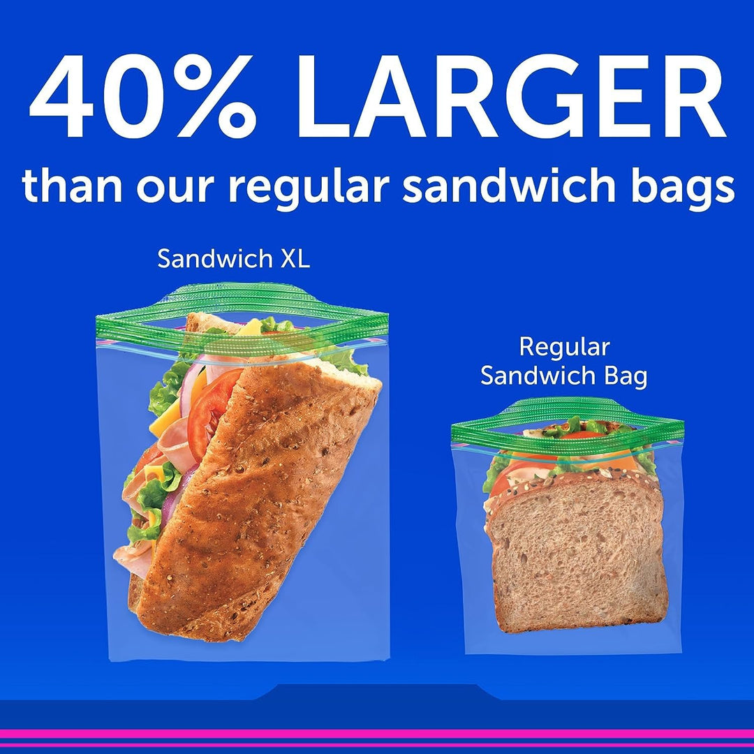 SANDWICH SEAL TOP BAGS, 8 X 7, CLEAR, 30/BOX