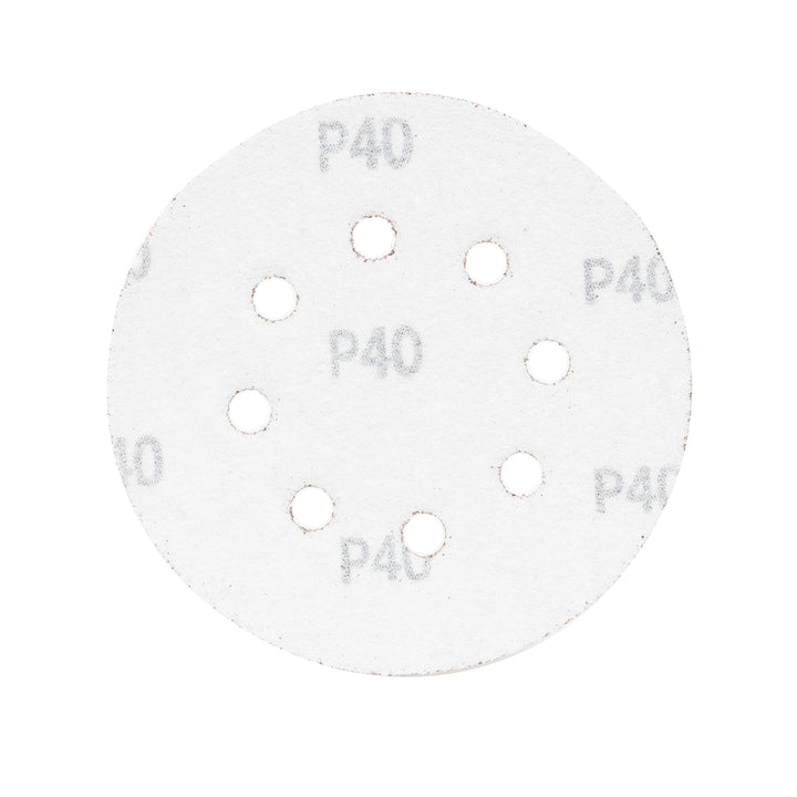 11270A 72 Piece Sanding Discs for 5” Orbital Sander, Hook and Loop, Sandpaper Assortment with 40, 60, 80, 120, 180, 240, 320 Grit, Premium Aluminum Oxide Grain, Solid Surface Sanding Pads