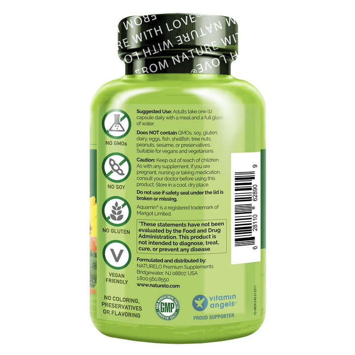 One Daily Multivitamin for Men - with Vitamins & Minerals + Organic Whole Foods - Supplement to Boost Energy, General Health - Non-GMO - 60 Capsules - 2 Month Supply