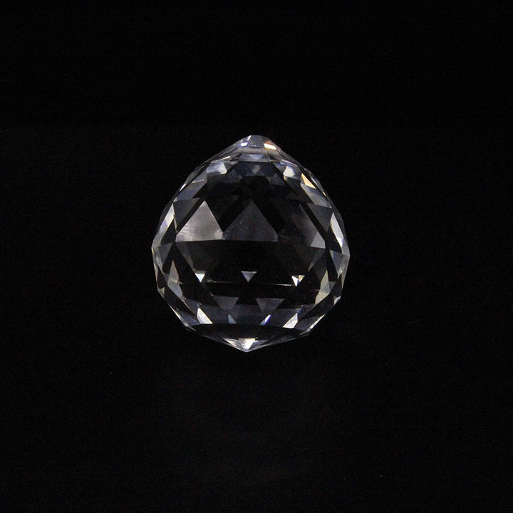 30MM Clear Glass Crystal Prism Pendat Suncatcher Chandelier Parts Lamp Light Pendants Balls Drops Hanging Prisms Home Decor Pack of 10pc (30mm)