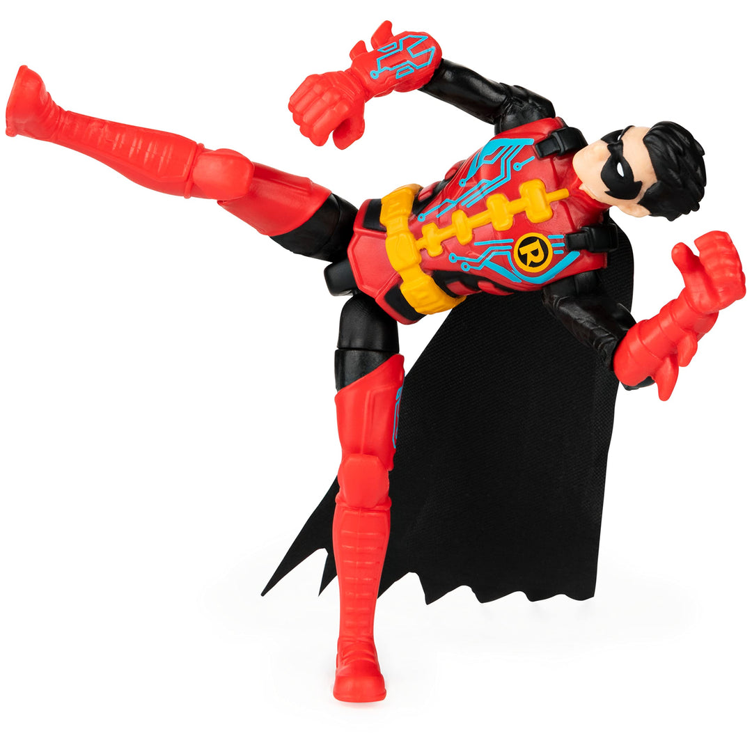 Batman 4-inch Robin and The Joker Action Figures for Boys with 6 Mystery Accessories, Kids Toys for Boys Aged 3 and up
