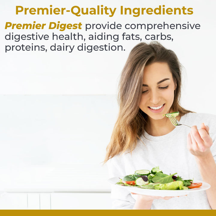 : Active Digestive Enzymes with Probiotic and Prebiotics | Promotes Full-Spectrum Digestive Support - with Amylase, Protease & Lipase, 60 Plant-Sourced Capsules