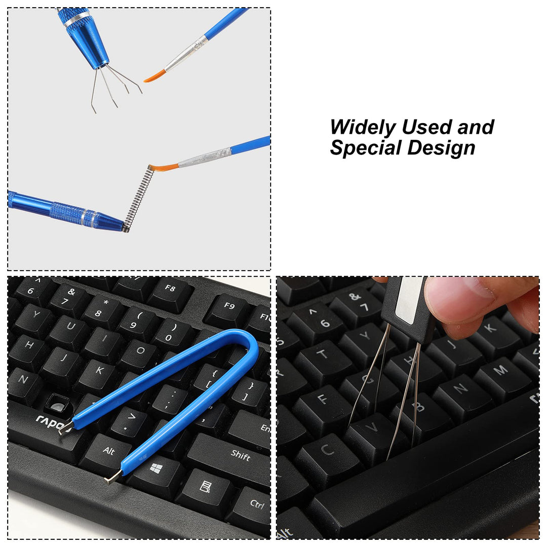 12 Pack Keyboard Lube Switch Puller Kits Key Cap Remover Tools Mechanical Switch Opener for Mechanical Keyboard Removing Fixing Cleaning