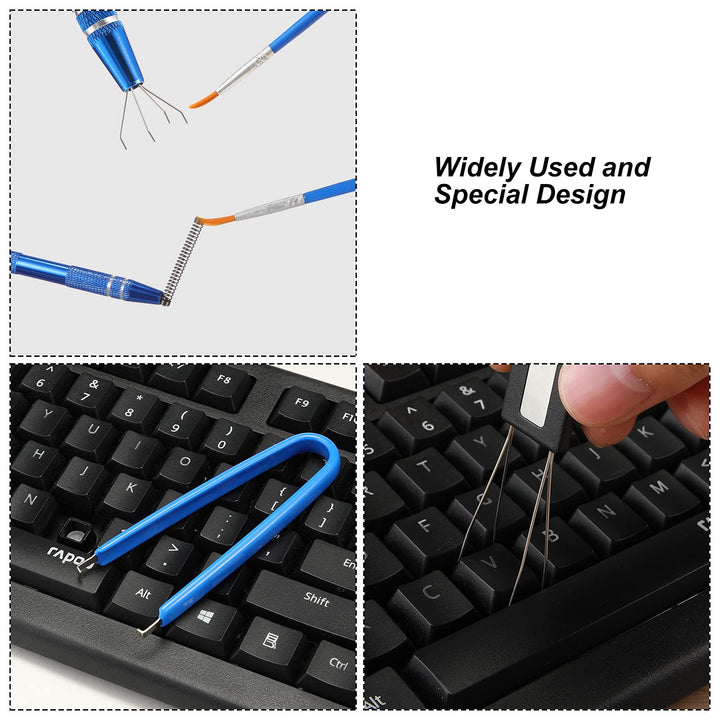 12 Pack Keyboard Lube Switch Puller Kits Key Cap Remover Tools Mechanical Switch Opener for Mechanical Keyboard Removing Fixing Cleaning