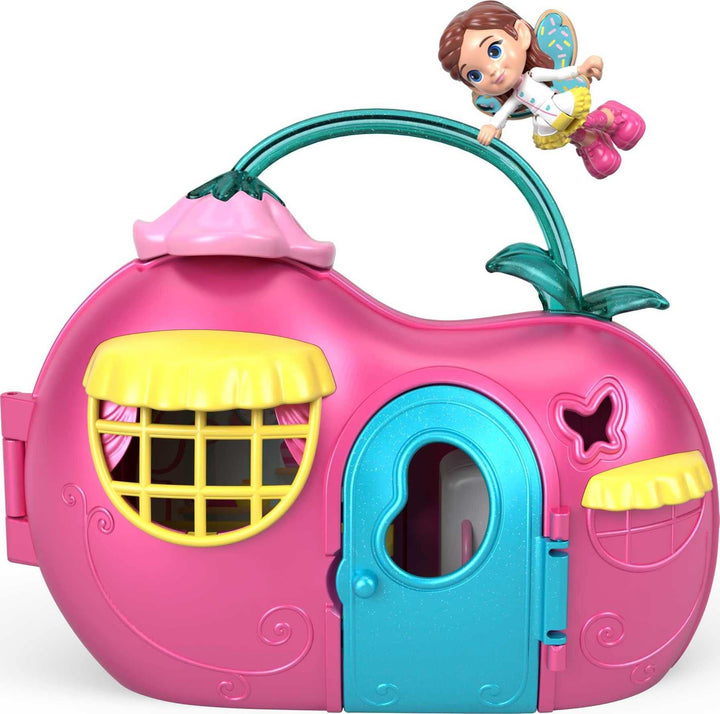 Butterbeans Café Preschool Toy, On-The-Go Café Playset with Fairy Figure & 20 Accessories for Pretend Play Kids Ages 3+ Years