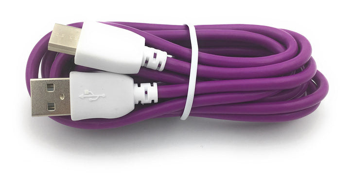 Xcivi USB Charger Cable Cord for Fuhu Tablets Nabi DreamTab, nabi 2S, nabi Jr., Jr. S, XD, Elev-8, 6 FT/2m (Purple)