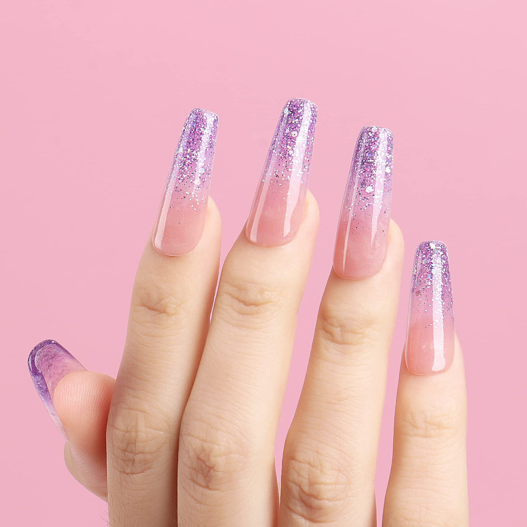 Shellac Soak Off UV LED Gel Nail Polish - Princess (049) Glitter 10ml