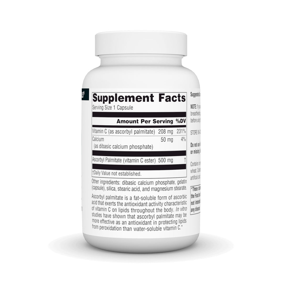 Ascorbyl Palmitate 500mg, 90 Capsules