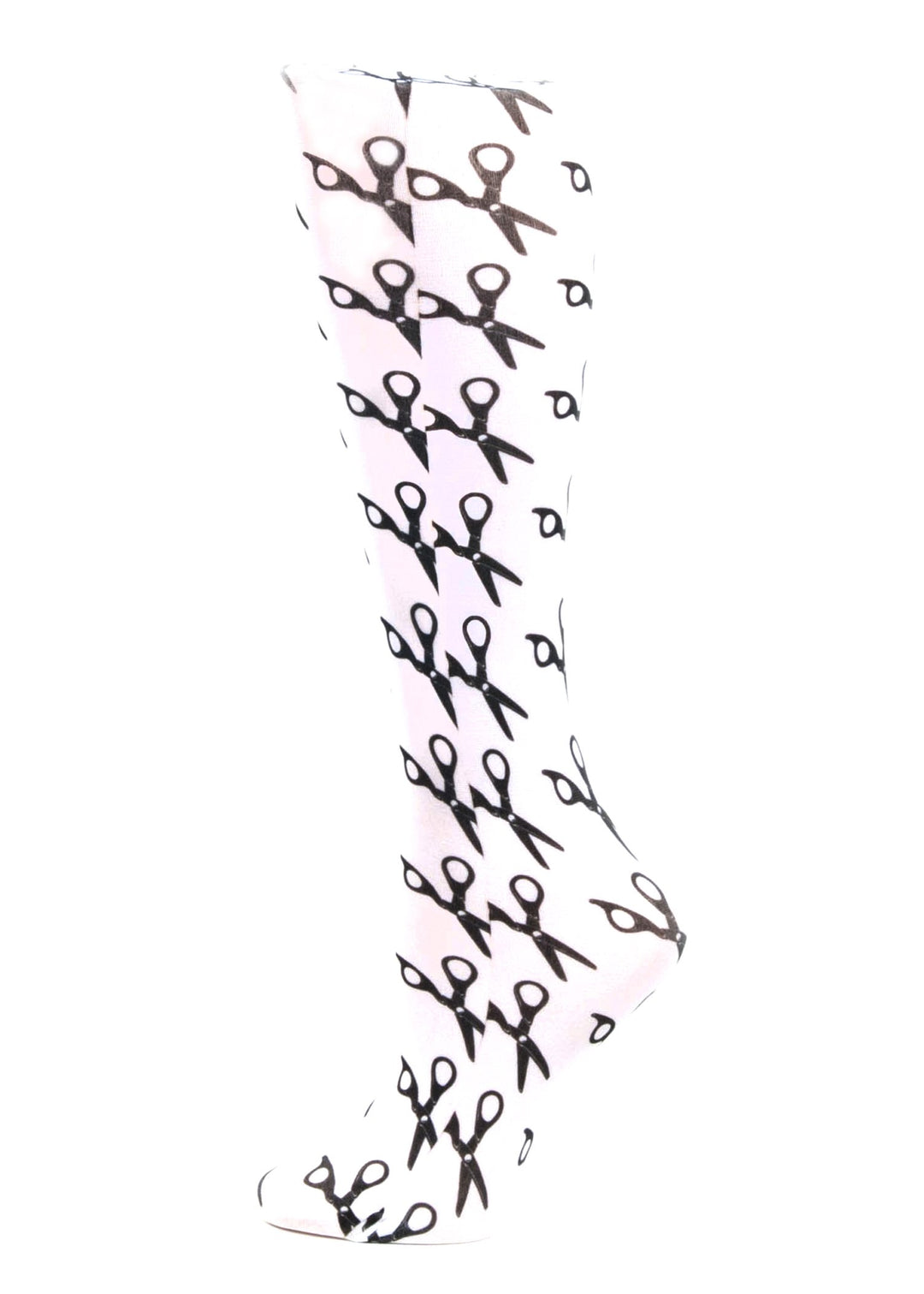 Celeste Stein Therapeutic Compression Socks, White Scissors, 8-15 mmHg, Mild