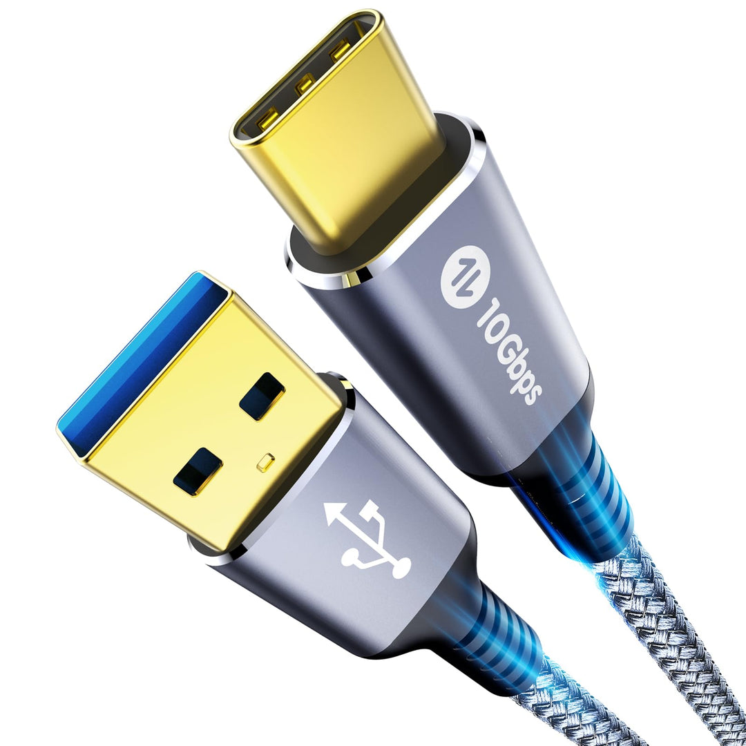 USB C Cable 1ft USB C to USB A 3.1 Gen 2 Adapter Charger Cable, Fast Charger, 10Gbps High-Speed for iPhone 15 Pro Max Samsung Galaxy S24 S23 S22 Pixel LG Moto PS5