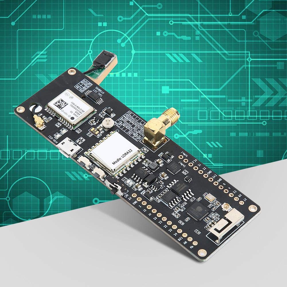 ESP32 915Mhz WiFi GPS Module, TTGO T-Beam Development Board, 4MB Flash, Bluetooth, NEO-6M Global Positioning System
