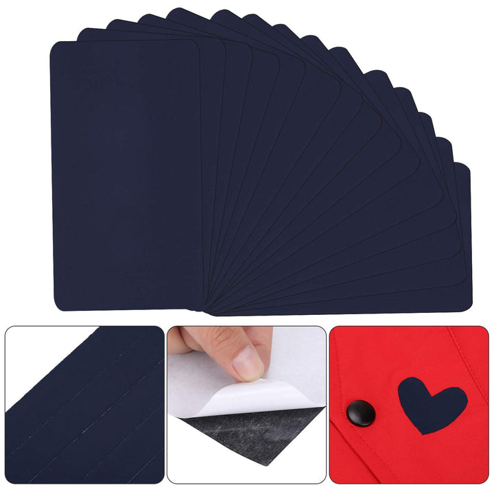 15 Pcs Nylon Repair Patches (20 x 10 cm) Self Adhesive Nylon Patch Waterproof Lightweight Repair Patches for Clothing Jacket Repair Holes Tearing