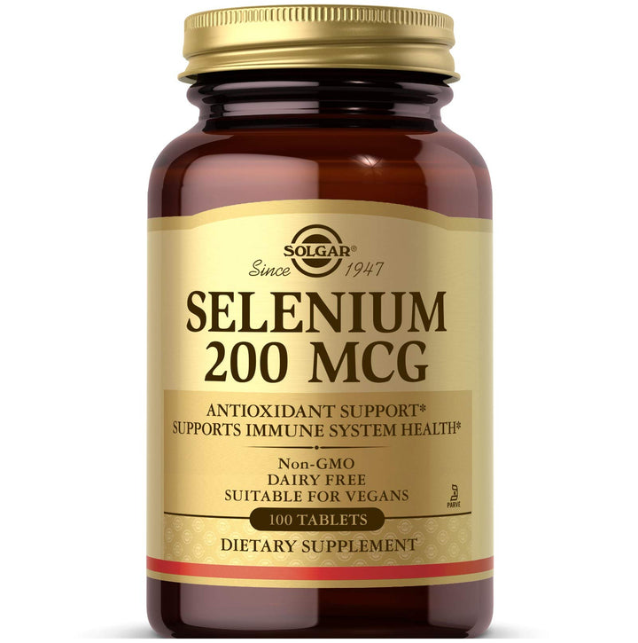 Solgar - Selenium 200 mcg Tablets 100 Count