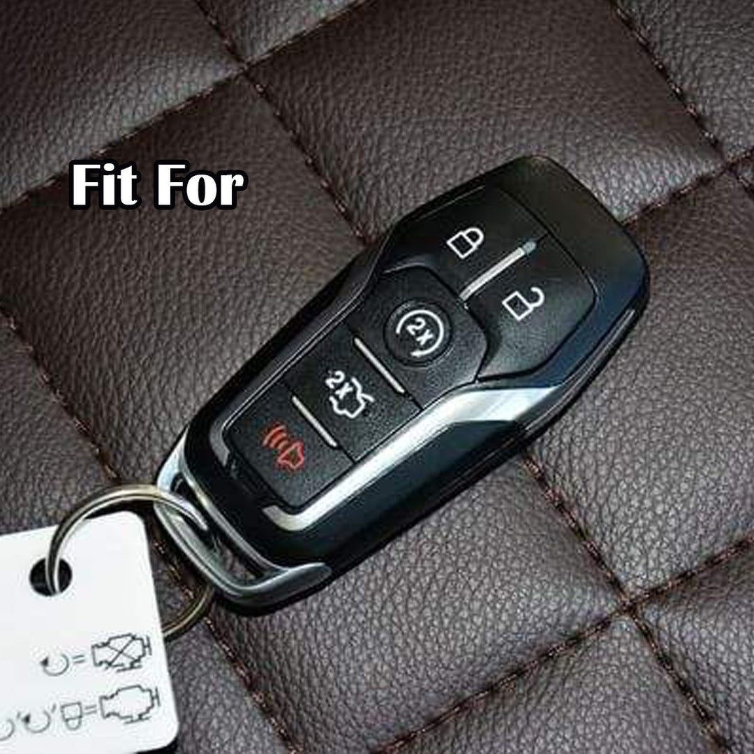 2Pcs Sillicone Key Skin Cover for Fusion Mustang F150 MKZ MKC MKX Keyless Entry Smart Remote