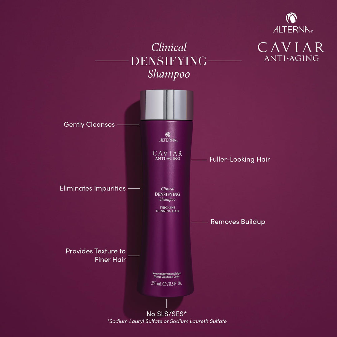 Caviar Anti-Aging Clinical Densifying Shampoo, 8.5 Fl Oz (Pack of 2)