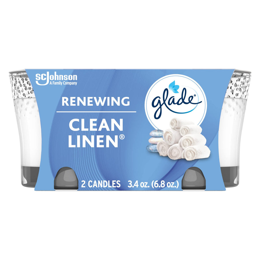 Clean Linen, 6.8 Ounce : Jar Candle Air Freshener, Clean Linen, 2 count, 6.8 Ounce