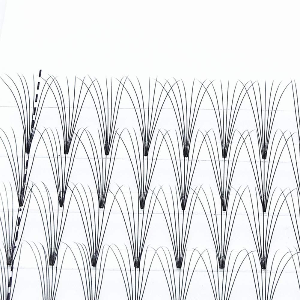 120pcs 8-18MM to choose 7D Volume Fans Eye Lashes Extensions Thickness 0.07mm, D Curl, Grafting Nature Long Individual False Eyelashes Makeup Black Soft Fake Eye Lashes Clusters (8MM)