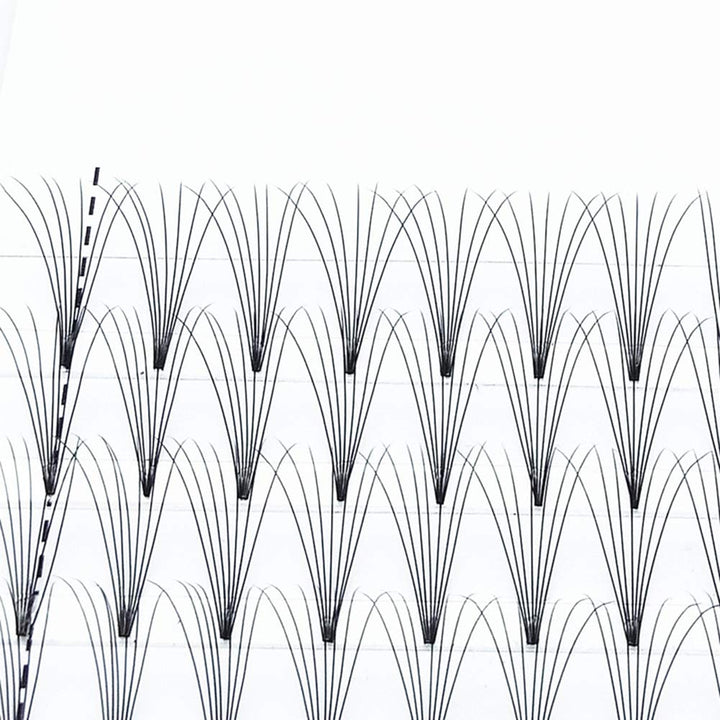 120pcs 8-18MM to choose 7D Volume Fans Eye Lashes Extensions Thickness 0.07mm, D Curl, Grafting Nature Long Individual False Eyelashes Makeup Black Soft Fake Eye Lashes Clusters (8MM)