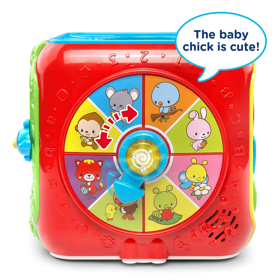 Sort and Discover Activity Cube (Frustration Free Packaging), Red