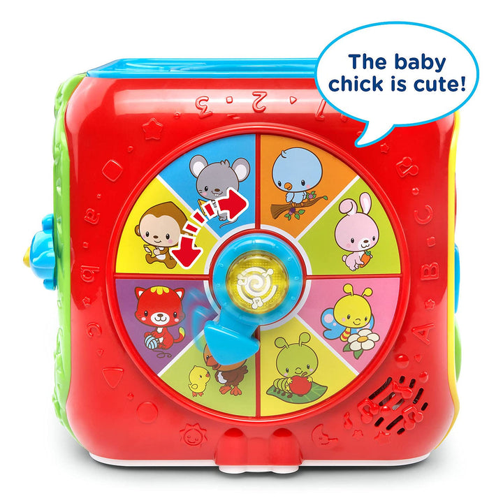 Sort and Discover Activity Cube (Frustration Free Packaging), Red