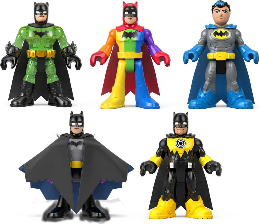 Imaginext DC Super Friends Batman Toys 80th Anniversary Collection Figure Set for Adults & Preschool Kids Ages 3+ Years