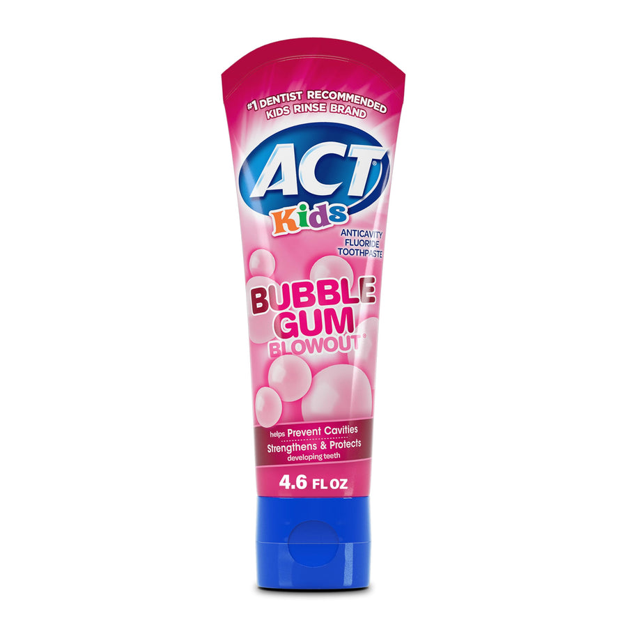 Pack of 1 : Kids Bubblegum Blowout Toothpaste 4.6 ounce (Pack of 1)
