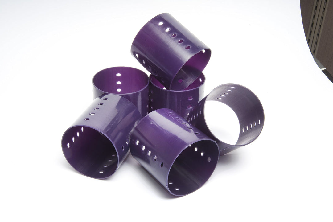 Magnetic Rollers Pack of 6 Hair Rollers for Women and Girls Diameter 3 Inch Purple, 6 Count (Pack of 1)