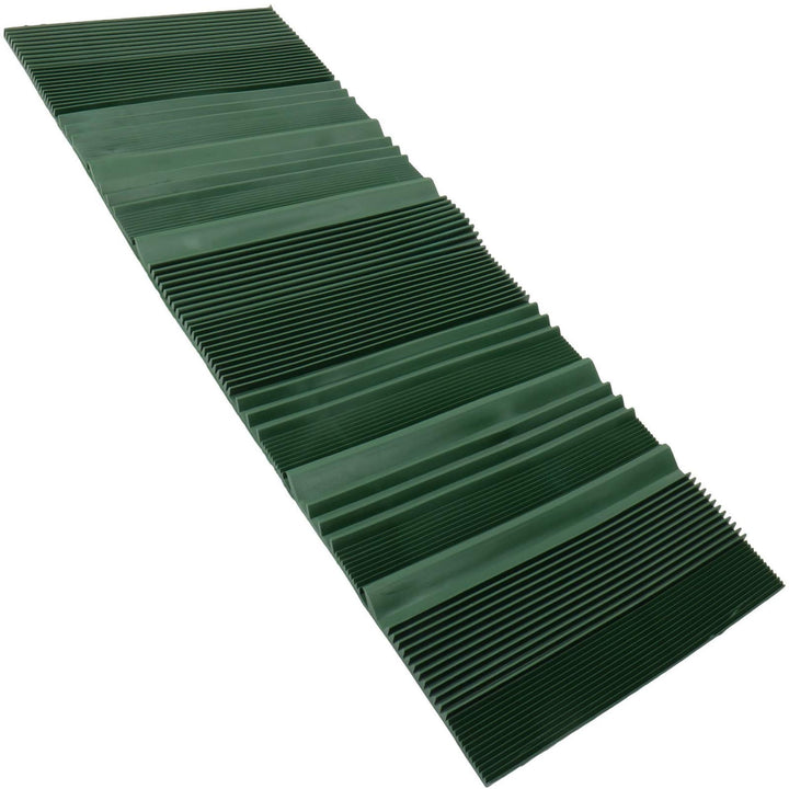 Rubber Riffled Gold Sluice Box Matting for Gold Recovery, 27x10 inch