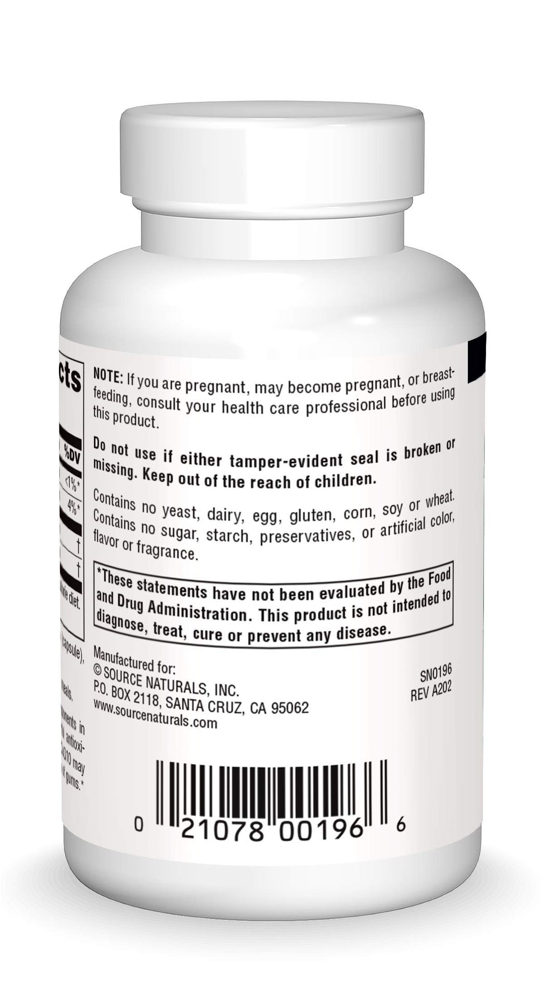 Coenzyme Q10,/Lipoic Acid 30mg/30mg, 60 Capsules
