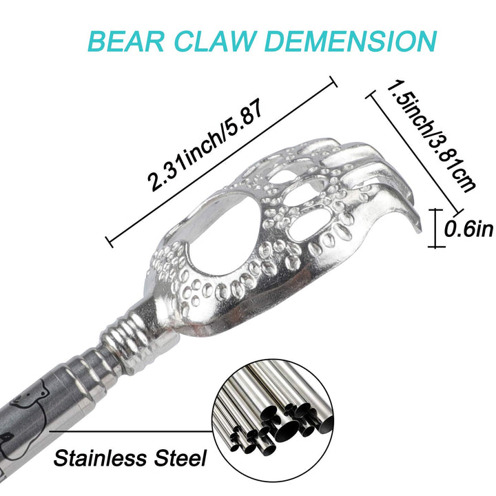 Bear Claw Telescopic Back Scratcher - Blue