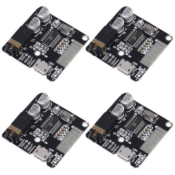 4Pcs Bluetooth Audio Receiver Board VHM-314 Bluetooth 5.0 MP3 Lossless Decoder Board Wireless Stereo Music Module 3.7-5V