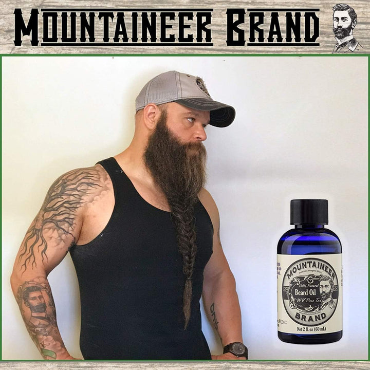 Beard Oil - Unscented - 100% Natural Conditioner and Softener For Men - Hydrates and Moisturizes for Beard Growth - Treats Dry Itchy Beards - 2oz