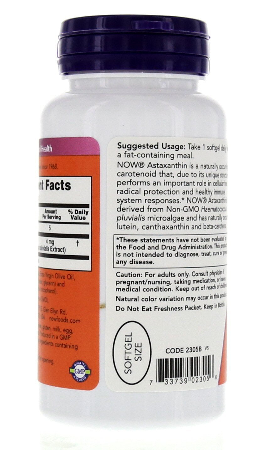 Astaxanthin 4mg 90 Softgels (Cellular Protection) (Pack of 2)