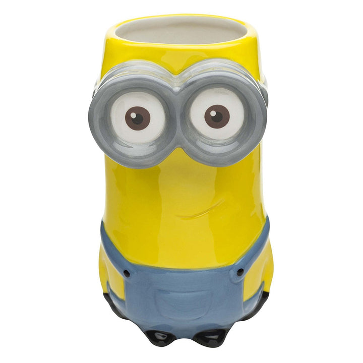 Despicable Me Kevin Minion 3D Sculpted Ceramic Coffee Mug for Hot Drinks, 14 oz