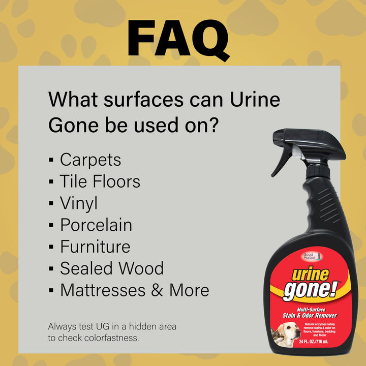 Stain & Odor Eliminator: Professional Strength Fast Acting, Enzyme Based Home Cleaning Solution for Carpet, Stain Remover for Cat Urine & Dog Pee