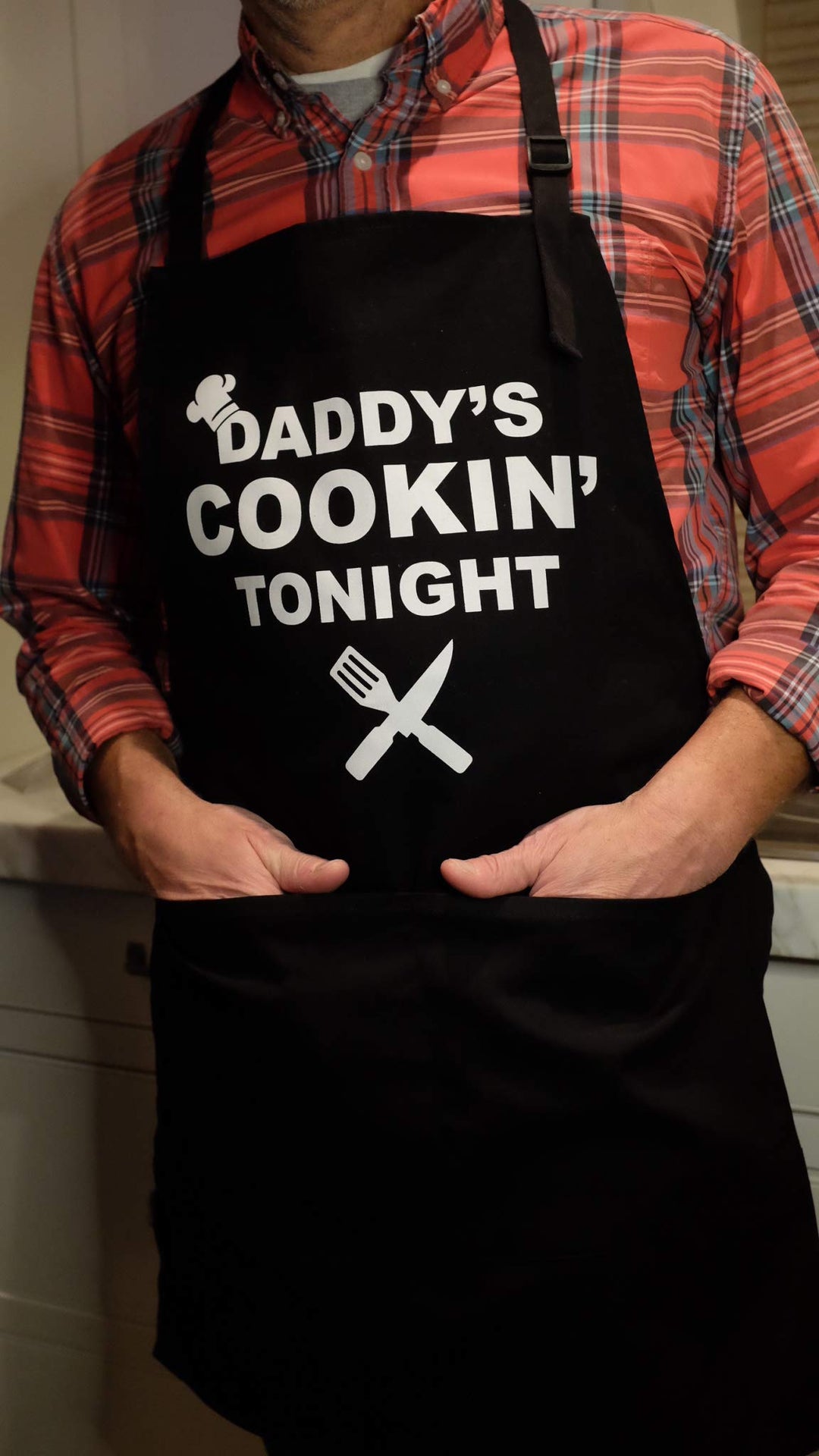 Daddy's Cookin' Tonight Funny Apron for Men