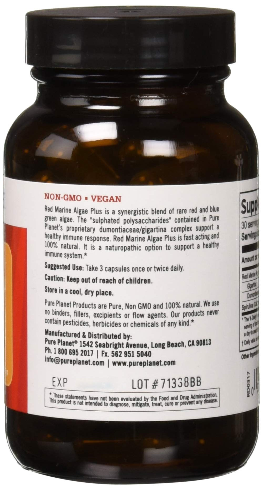 Pure Planet - Red Marine Algae Plus