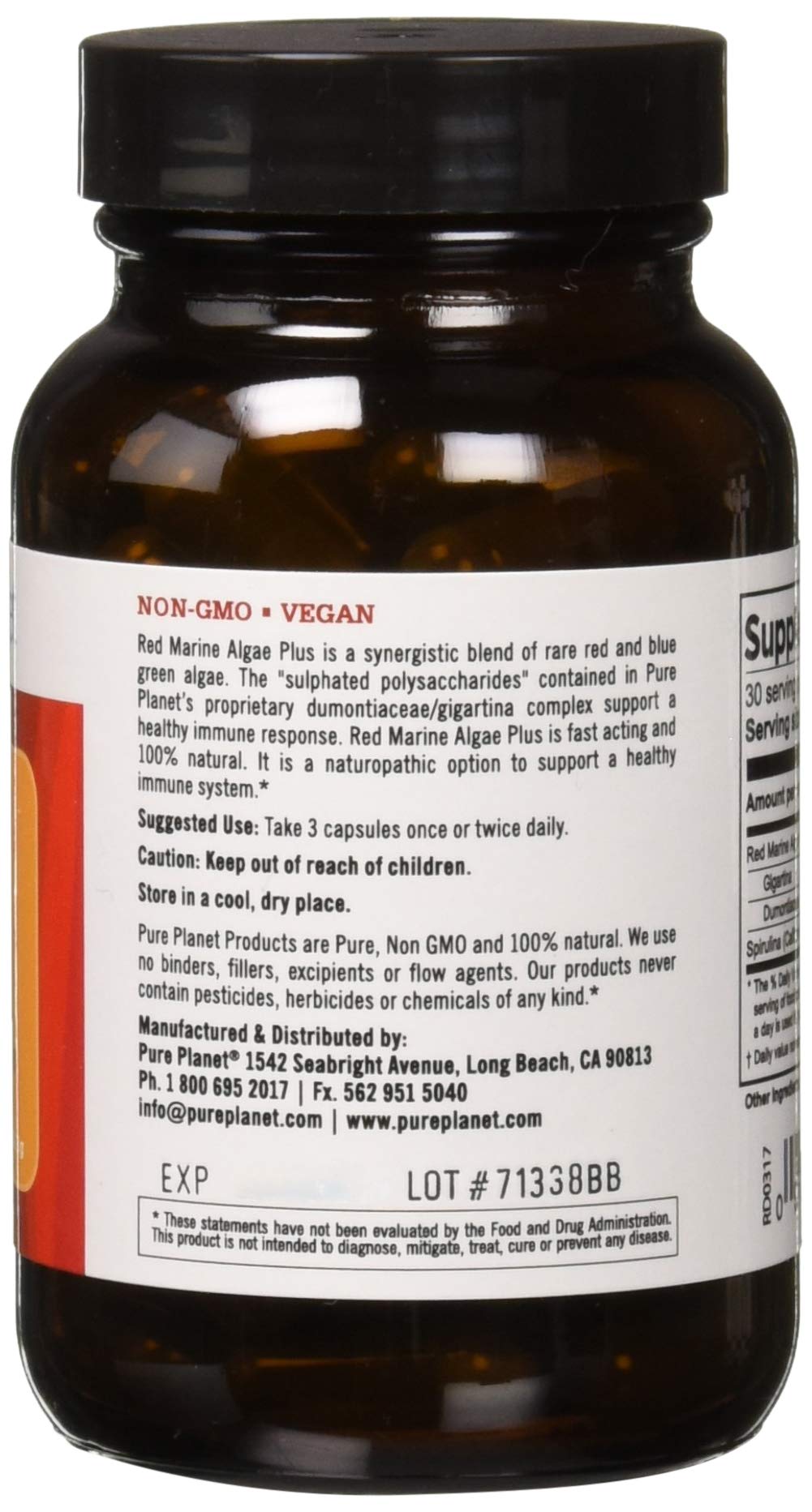 Pure Planet - Red Marine Algae Plus