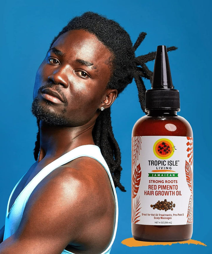 Jamaican Strong Roots Red Pimento Hair Growth Oil, 4 Ounce