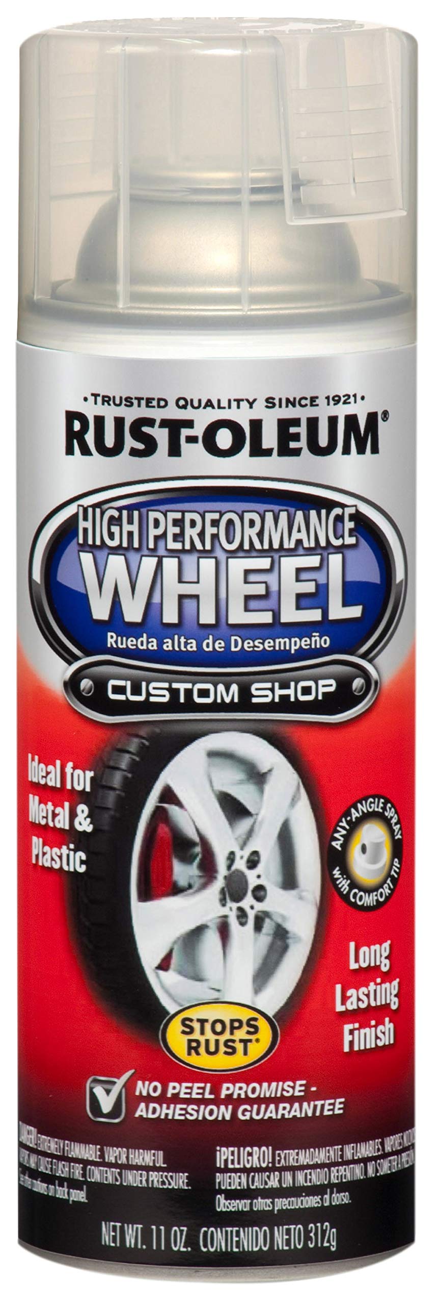 248929 High Performance Wheel Spray Paint, 11 oz, Clear