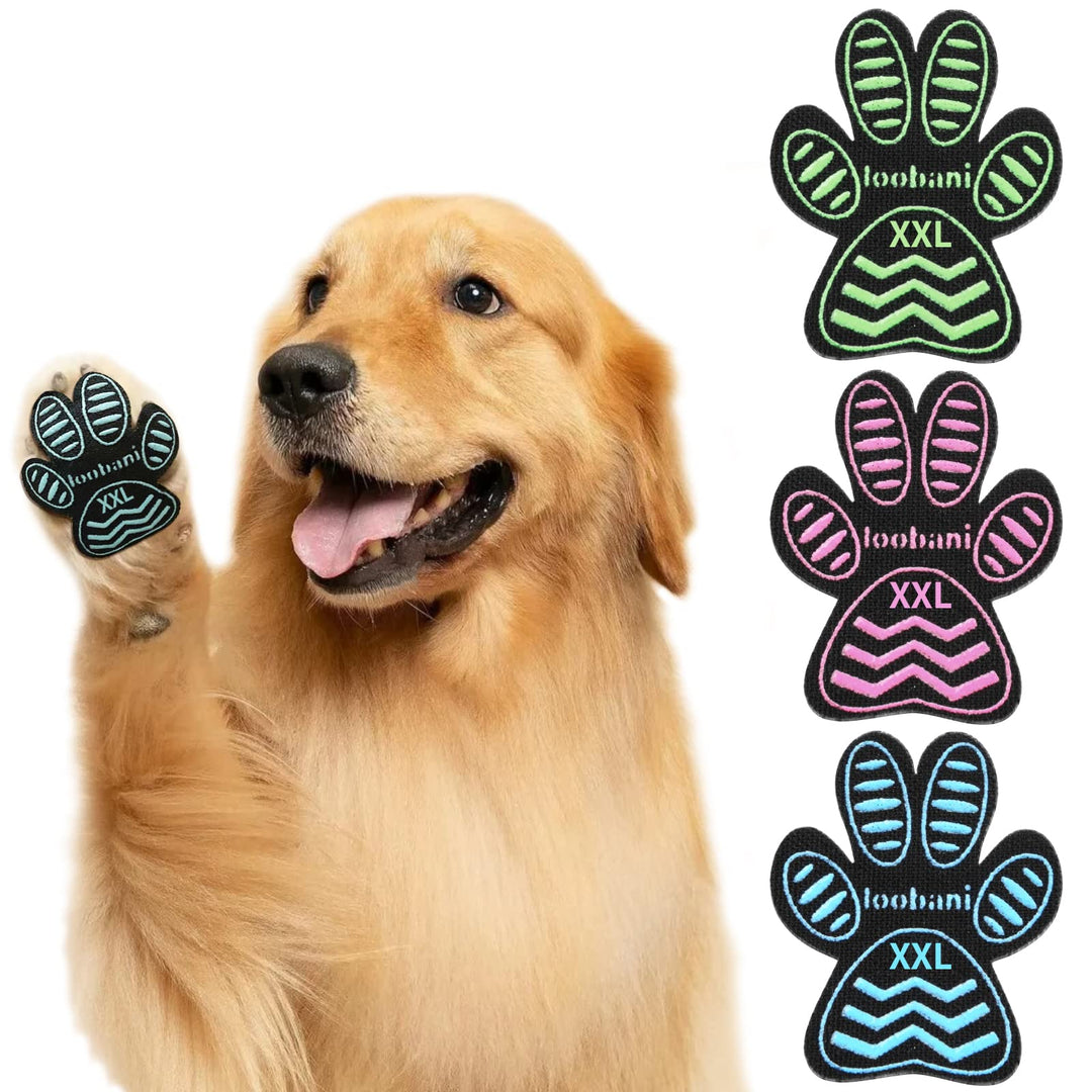Dog Anti-Slip Toe Grips, Paw Traction Pads for Dogs, Provides Extra Traction and Support for Senior Dogs or Dogs with Weak Paw to Keep Them from Slipping on Smooth Floors, 12 Sets - 48 Pads