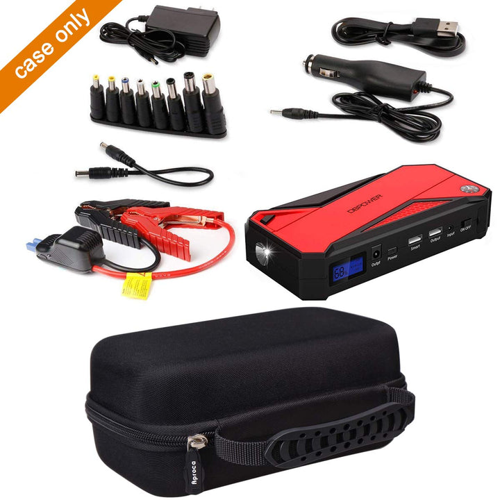 Hard Travel Storage case for DBPOWER 800A 18000mAh / Beatit BT-D11 800A Peak 18000mAh Portable Car Jump Starter (Black)